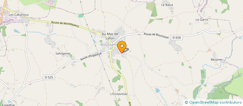 localisation de l'entreprise MONSIEUR SAMUEL VIAROUGE à ROUSSENNAC