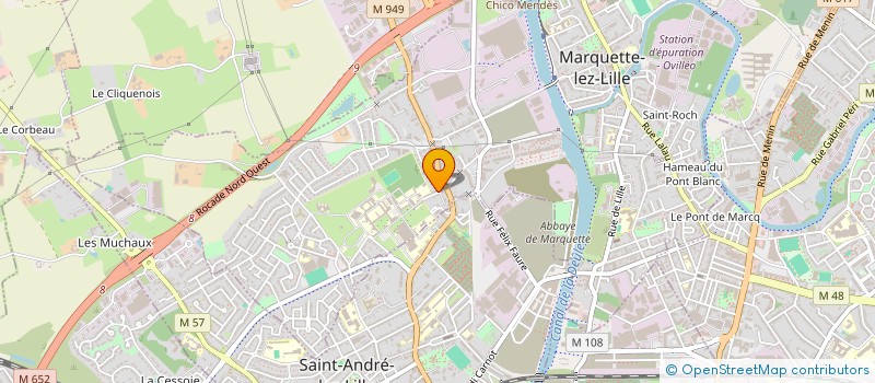 localisation de l'entreprise MONSIEUR SAMUEL VID  MARQUETTE-LEZ-LILLE