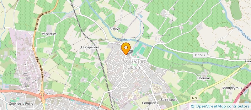 localisation de l'entreprise MONSIEUR SAMUEL VULLO à BOUJAN-SUR-LIBRON