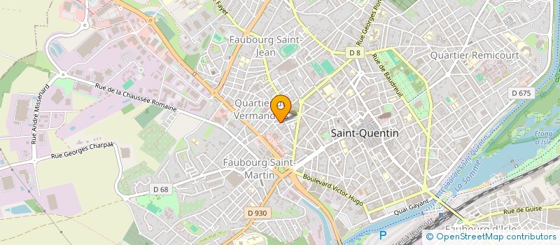localisation de l'entreprise MONSIEUR SAMUEL WAGUET à SAINT-QUENTIN