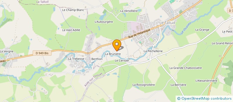 localisation de l'entreprise MONSIEUR SAMUEL WANTZ  LE TALLUD