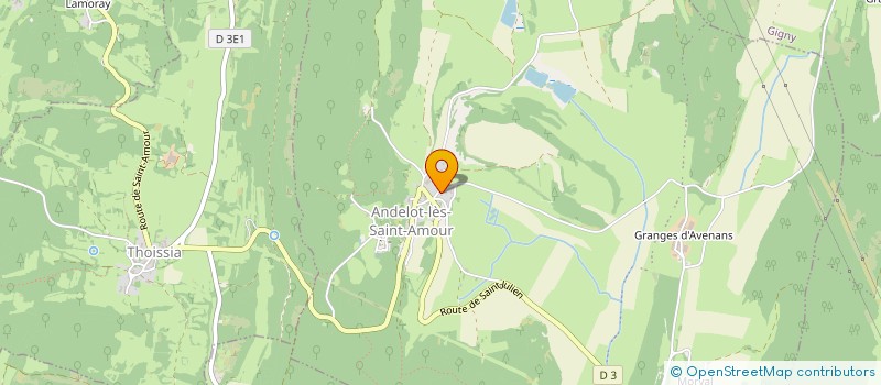 localisation de l'entreprise MONSIEUR SAMUEL WECHCZINSKI  ANDELOT-MORVAL