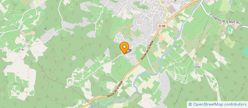 localisation de l'entreprise MONSIEUR SAMUEL WEISS à COGOLIN