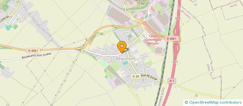 localisation de l'entreprise MONSIEUR SAMUEL WIDEHEM  HENIN-BEAUMONT