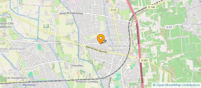 localisation de l'entreprise MONSIEUR SAMUEL WONG  MORIERES LES AVIGNON