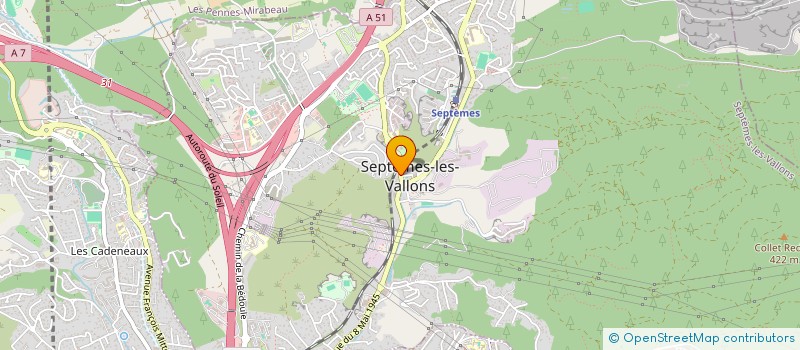 localisation de l'entreprise MONSIEUR SAMUEL ZARIFIAN à SEPTEMES LES VALLONS