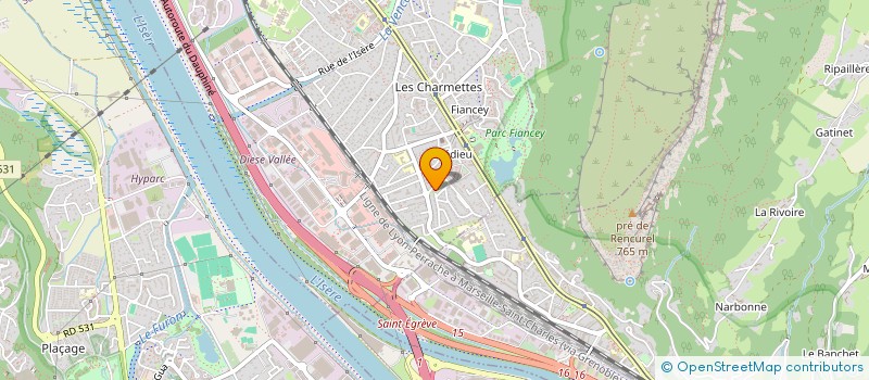 localisation de l'entreprise MONSIEUR SAMUELE LISI  SAINT-EGREVE