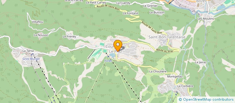 localisation de l'entreprise MONSIEUR SAMUELE OLDANO  COURCHEVEL