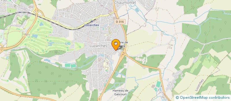 localisation de l'entreprise MONSIEUR SAMUIL CAVCA  LUZARCHES