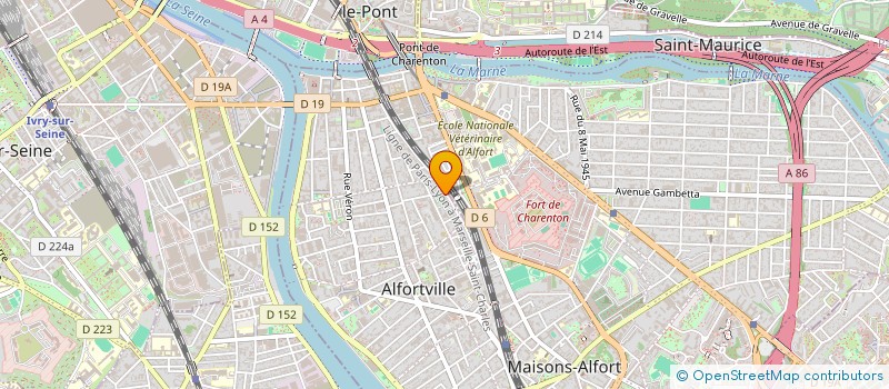 localisation de l'entreprise MONSIEUR SAMVEL KHATCHATOUROV à ALFORTVILLE