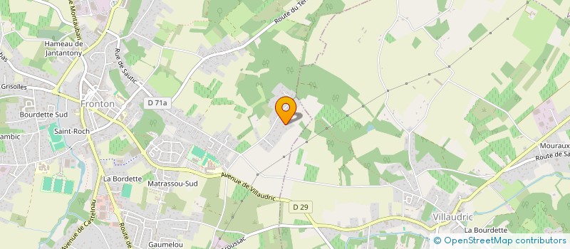 localisation de l'entreprise MONSIEUR SAMY ABBAD  FRONTON