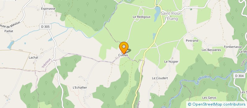 localisation de l'entreprise MONSIEUR SAMY ADAM  SAINT DIER D'AUVERGNE