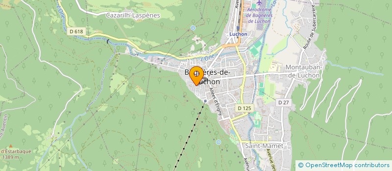 localisation de l'entreprise MONSIEUR SAMY ALBERTI à BAGNERES-DE-LUCHON