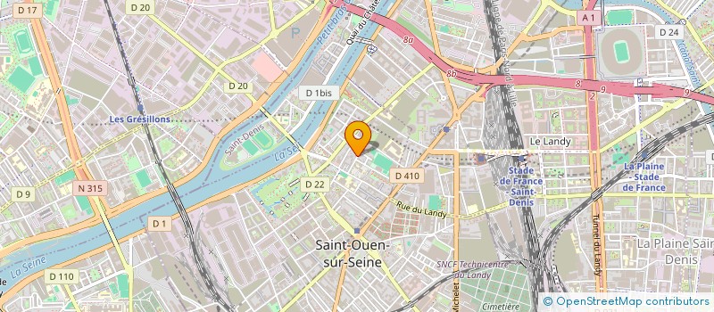 localisation de l'entreprise MONSIEUR SAMY ALLOUANE  SAINT-OUEN-SUR-SEINE