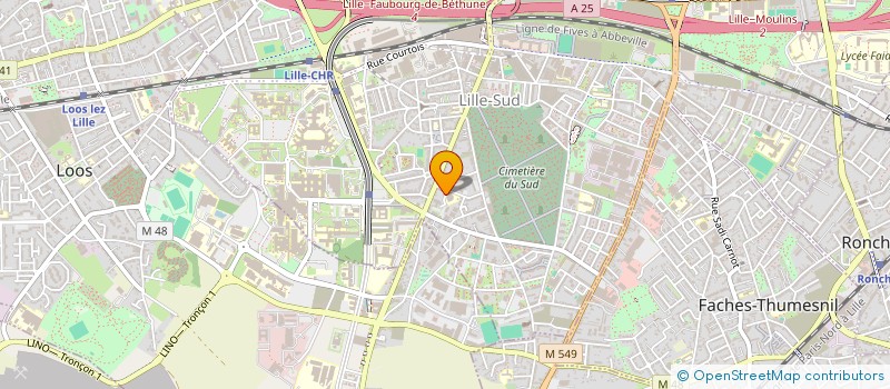localisation de l'entreprise MONSIEUR SAMY AMALOU à LILLE