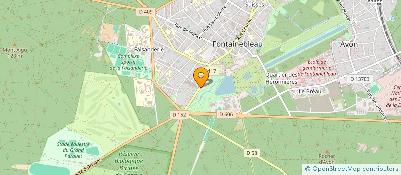 localisation de l'entreprise MONSIEUR SAMY AMAMRA  FONTAINEBLEAU