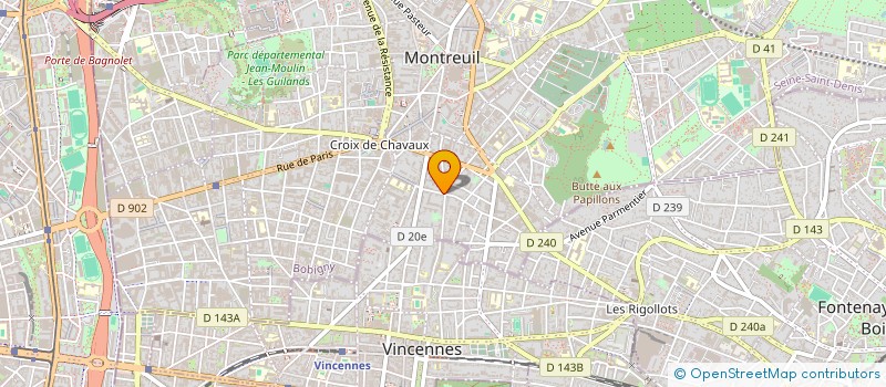 localisation de l'entreprise MONSIEUR SAMY AMERI à MONTREUIL