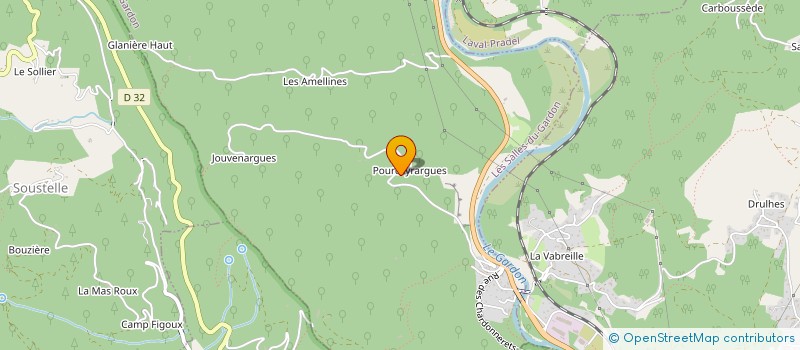 localisation de l'entreprise MONSIEUR SAMY AURIGNAC  LES SALLES DU GARDON