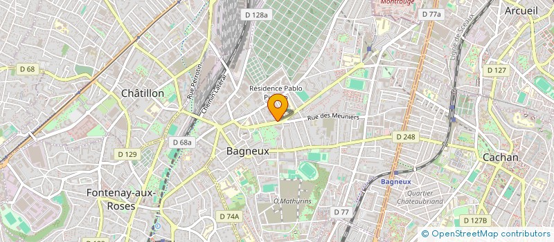 localisation de l'entreprise MONSIEUR SAMY BABIKER à BAGNEUX