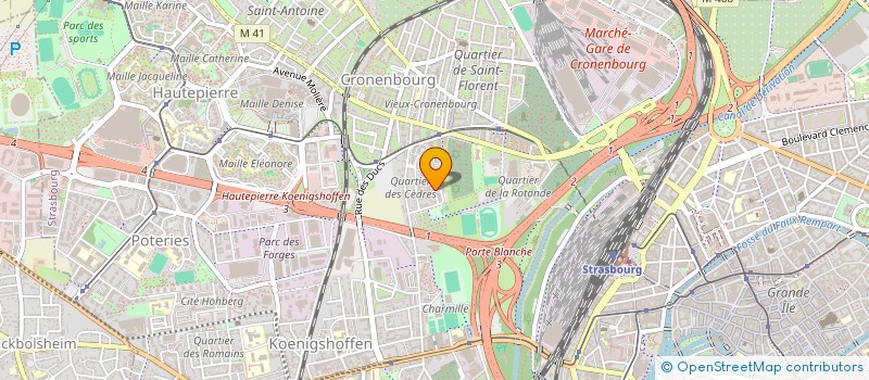 localisation de l'entreprise MONSIEUR SAMY BANZET à STRASBOURG