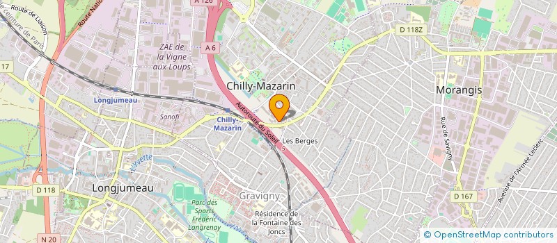localisation de l'entreprise MONSIEUR SAMY BARBARA LOUISAN à CHILLY MAZARIN