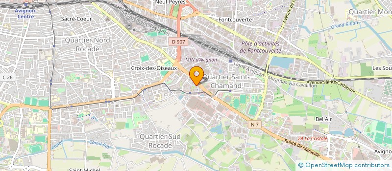 localisation de l'entreprise MONSIEUR SAMY BEKRAR  AVIGNON