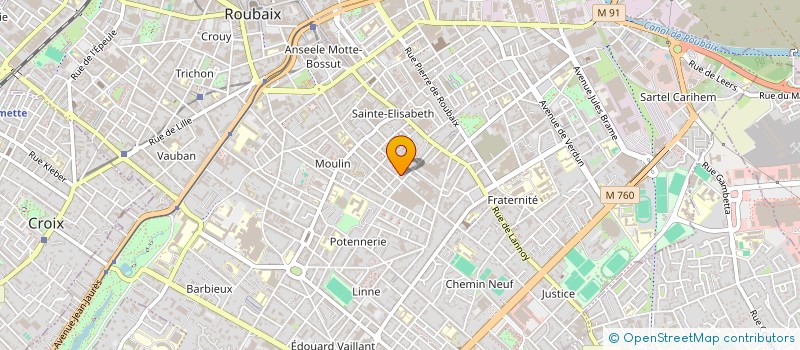 localisation de l'entreprise MONSIEUR SAMY BELGUELIEL  ROUBAIX