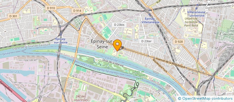 localisation de l'entreprise MONSIEUR SAMY BELLAICHE à EPINAY-SUR-SEINE