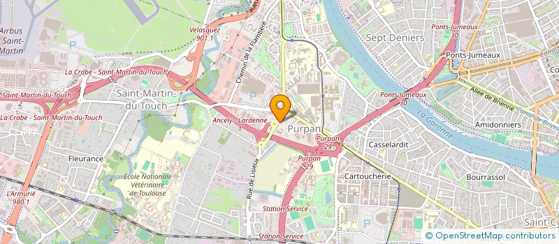 localisation de l'entreprise MONSIEUR SAMY BELLOUNES  TOULOUSE