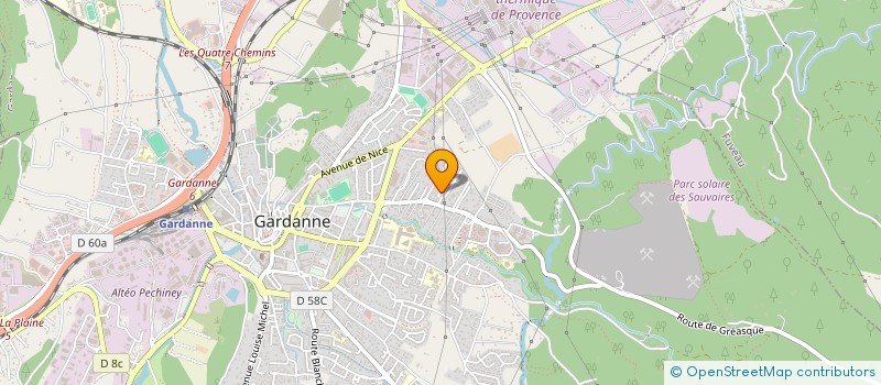 localisation de l'entreprise MONSIEUR SAMY BEN M'BAREK à GARDANNE