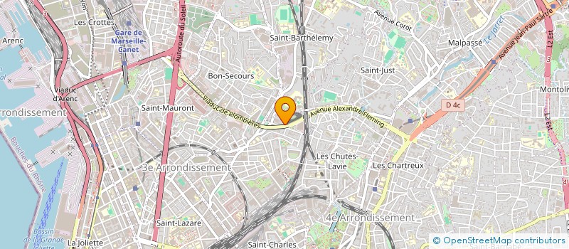 localisation de l'entreprise MONSIEUR SAMY BENABDERRAHMANE à MARSEILLE