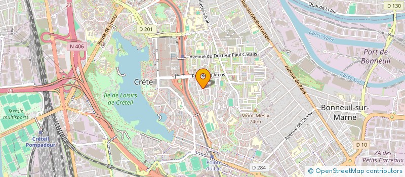 localisation de l'entreprise MONSIEUR SAMY BENBELLIL  CRETEIL