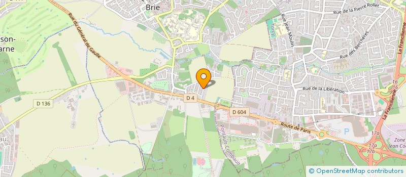 localisation de l'entreprise MONSIEUR SAMY BENGUERDI  LA QUEUE-EN-BRIE