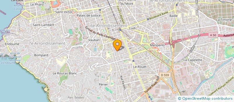 localisation de l'entreprise MONSIEUR SAMY BENRAHOU à MARSEILLE