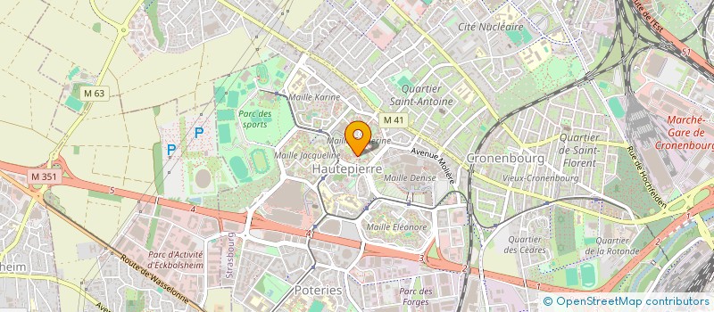 localisation de l'entreprise MONSIEUR SAMY BENSAID  STRASBOURG