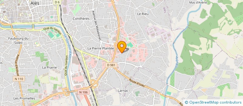 localisation de l'entreprise MONSIEUR SAMY BENZAMOUCHE  ALES