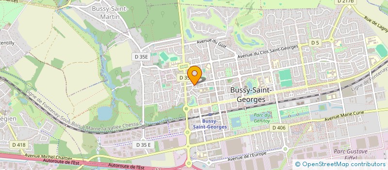 localisation de l'entreprise MONSIEUR SAMY BOUAKIRA  BUSSY-SAINT-GEORGES