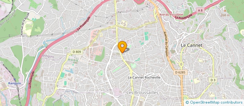 localisation de l'entreprise MONSIEUR SAMY BOUBAKER à LE CANNET