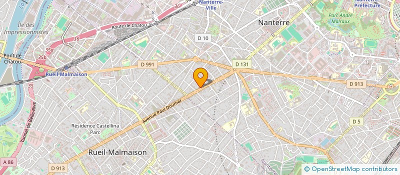 localisation de l'entreprise MONSIEUR SAMY BOULALA  NANTERRE