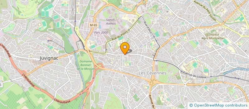 localisation de l'entreprise MONSIEUR SAMY BOUMERFEG à MONTPELLIER