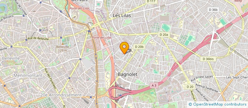 localisation de l'entreprise MONSIEUR SAMY BOUMRAH à BAGNOLET