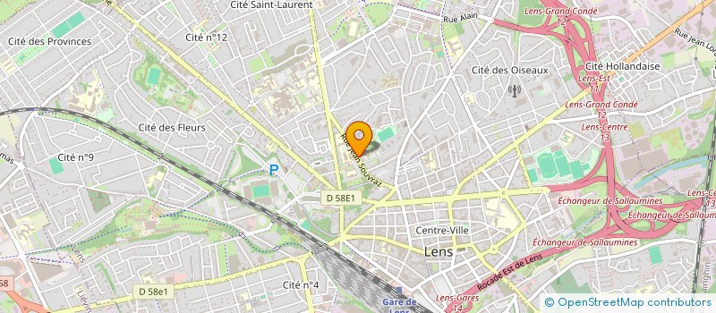 localisation de l'entreprise MONSIEUR SAMY BOURICHA  LENS