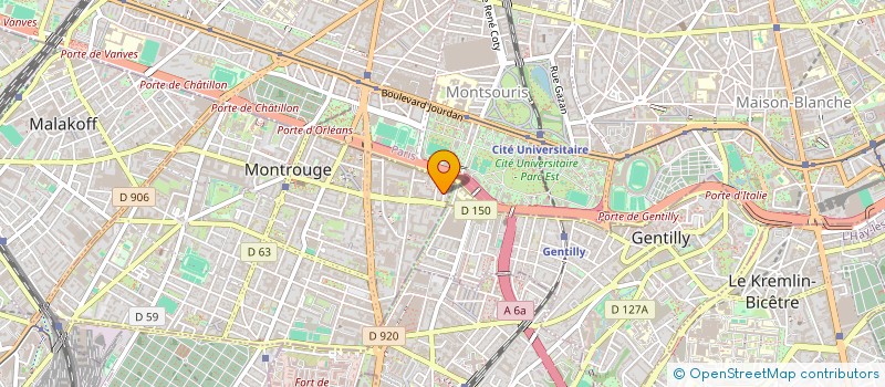 localisation de l'entreprise MONSIEUR SAMY BOUSSARD à MONTROUGE