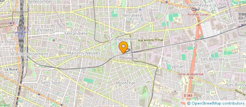 localisation de l'entreprise MONSIEUR SAMY BOUTARFA  VILLEURBANNE