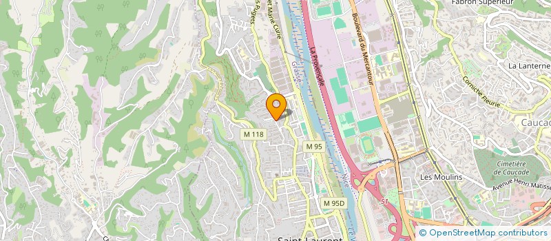 localisation de l'entreprise MONSIEUR SAMY CHAMI  SAINT-LAURENT-DU-VAR