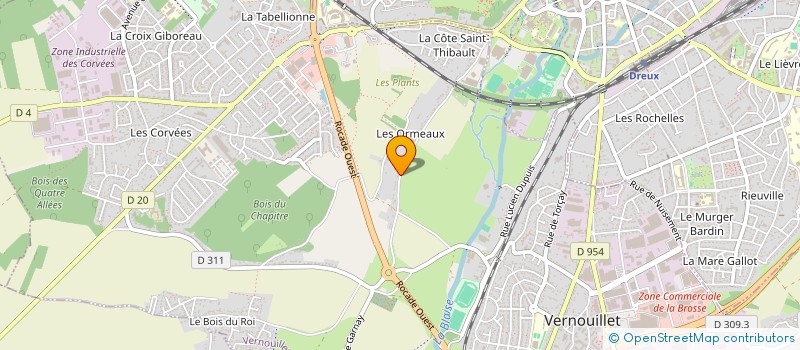 localisation de l'entreprise MONSIEUR SAMY CHAROUQ à VERNOUILLET