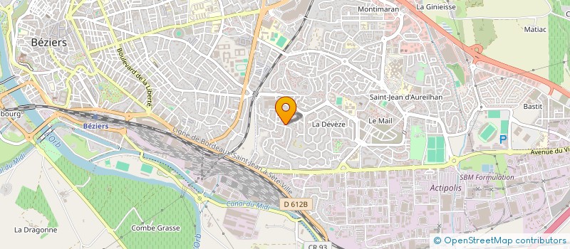 localisation de l'entreprise MONSIEUR SAMY CHLIAH  BEZIERS