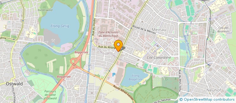 localisation de l'entreprise MONSIEUR SAMY CHOLET  STRASBOURG