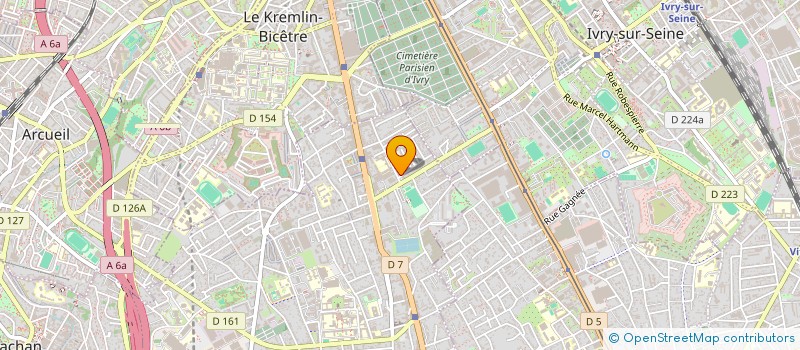 localisation de l'entreprise MONSIEUR SAMY COLPIN  VILLEJUIF