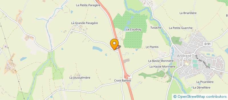 localisation de l'entreprise MONSIEUR SAMY DABIN à BEAUPREAU-EN-MAUGES